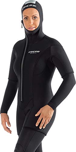 Cressi Shell Jacket Multi Thickness Lady Chaqueta de Buceo, Mujer, Negro, XL/5