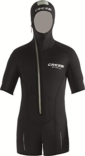 Cressi Shell Jacket Multi Thickness Lady Chaqueta de Buceo, Mujer, Negro, XL/5