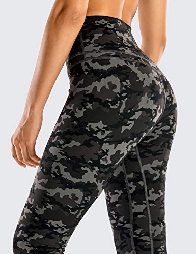 CRZ YOGA Mujer Mallas Deportivo Pantalón Elastico para Running Fitness-71cm Camo Multi 1 38