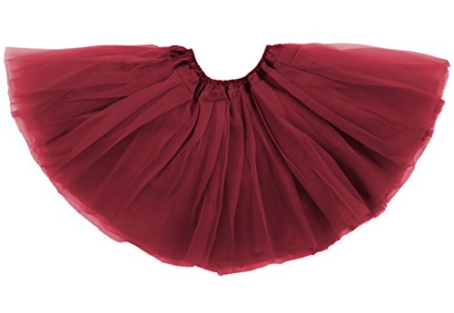 Dancina Classic Tutus para Niñas (2 a 13 Años) - rojo - 8-13 años