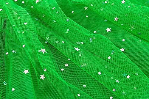 Dancina Sparkle - Tutus para niñas (6 meses a 13 años) - Verde - 8-13 años