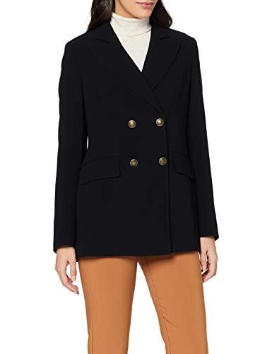 Daniel Hechter Club Blazer Chaqueta de Traje, Negro (Black 990), 40 (Talla del Fabricante: 38) para Mujer