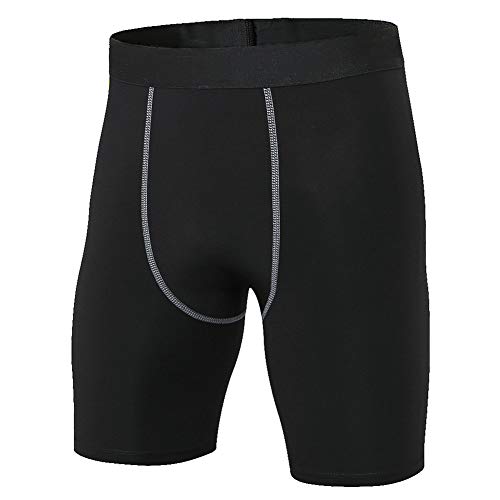 Daoba 2 Piezas Secado Rápido Conjunto Compresión Ropa Deportiva Manga Corta Pantalones Cortos Hombre para Correr, Ejercicio,Gimnasio
