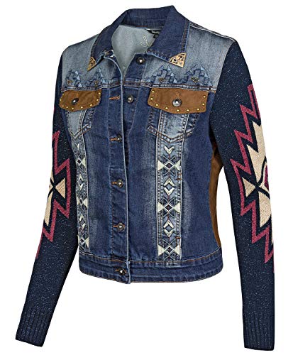 Desigual Chaq Escocia 19wwed55 - Chaqueta para Mujer Azul 40