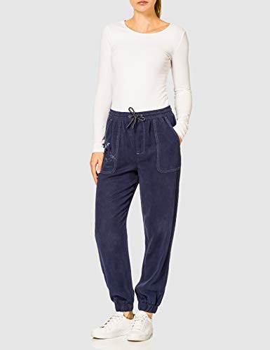 Desigual Pant_YAKARTA Pantalones Informales, Azul, S para Mujer