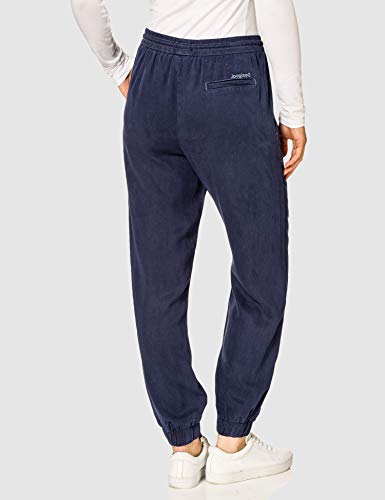 Desigual Pant_YAKARTA Pantalones Informales, Azul, S para Mujer