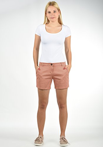 Desires Kathy Pantalón Tejano Vaquero Corto Shorts para Mujer Elástico, tamaño:34, Color:Rose Dawn (4916)
