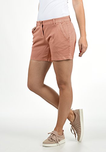 Desires Kathy Pantalón Tejano Vaquero Corto Shorts para Mujer Elástico, tamaño:34, Color:Rose Dawn (4916)