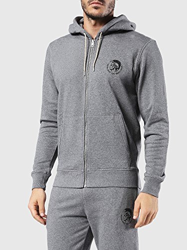 Diesel 00SE8M, Chaqueta deportiva para Hombre, Gris (Melange Grey), X-Large (Tamaño del fabricante:XL)