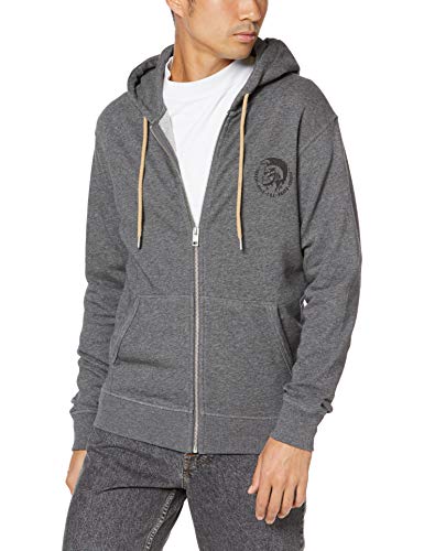 Diesel 00SE8M, Chaqueta deportiva para Hombre, Gris (Melange Grey), X-Large (Tamaño del fabricante:XL)