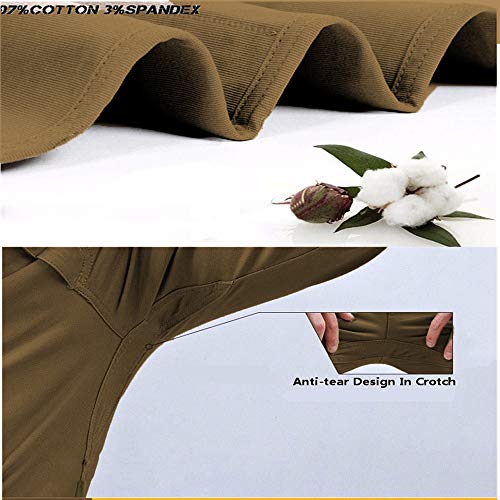 Digralne Pantalones De Carga Pantalón Tactico Hombre PantalóN de Trabajo De Combate Pantalones Militares para Exteriores Acampar Senderismo Caminar