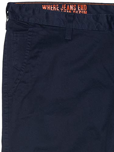 Dockers Alpha Original Khaki Skinny-Lite Pantalones, Azul (Pembroke Blue), 32W / 34L para Hombre