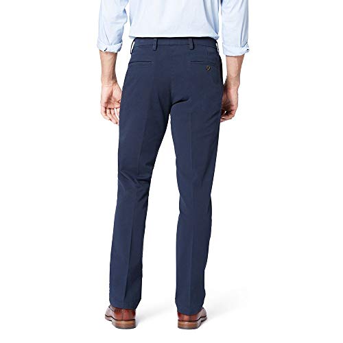 Dockers Pantalones ajustados ajustados delgados del d¨ªa de trabajo del caqui del Workday de los hombres elegantes 360, Pembroke / Stretch, 33W x 32L