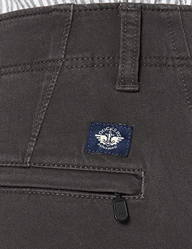 Dockers Smart 360 Flex Alpha Slim Pantalones, Gris (Steelhead 0005), 32W / 34L para Hombre