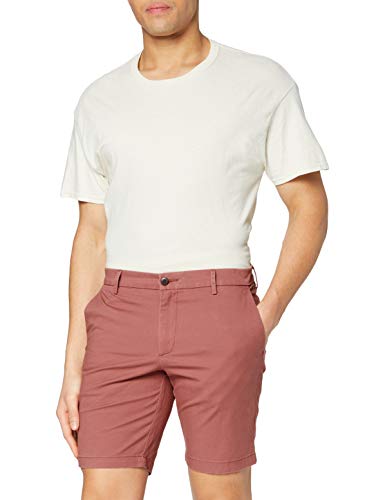 Dockers Smart Supreme Flex Modern Chino Short Pantalones Cortos, Rojo, 38 para Hombre