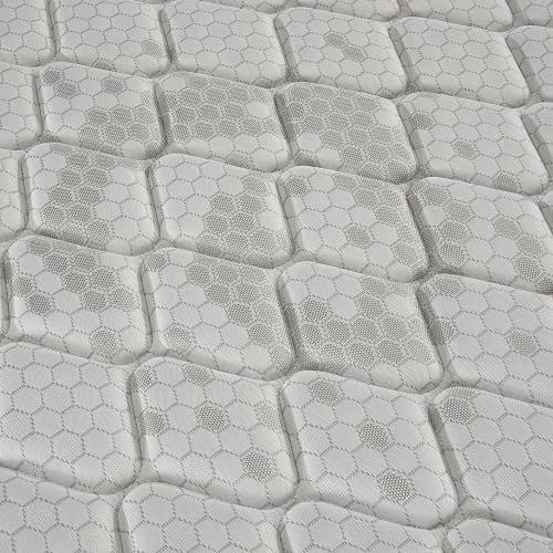 Dormio Zafiro - Colchón viscoelástico, Blanco, 90 x 190 x 21 cm