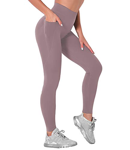 DUROFIT Leggins deportivos baratos Pantalones Deportivos de Mujer de Cintura Alta Leggings para Running Fitness Yoga Leggings