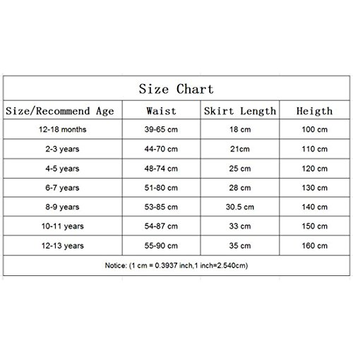 ECYC Girls Colorful Layered Rainbow Tutu Falda Trajes Ballet Dance Party Dress, 13 AñOs