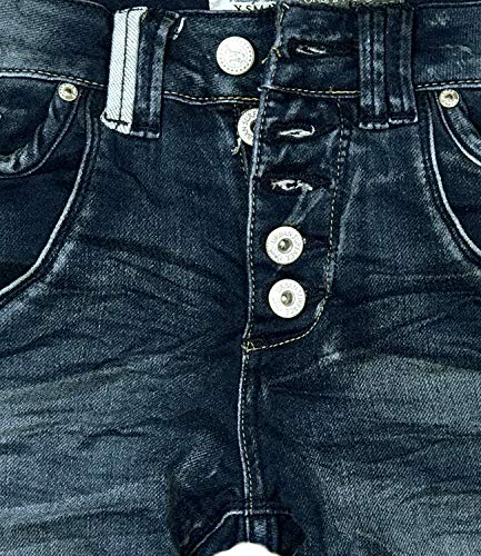 Eight2Nine - Vaqueros cortos para mujer, bermudas con 5 bolsillos de URS azul oscuro L