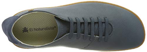 El Naturalista El Viajero, Zapatos de Cordones Derby Mujer, Azul (Vaquero Vaquero), 36 EU