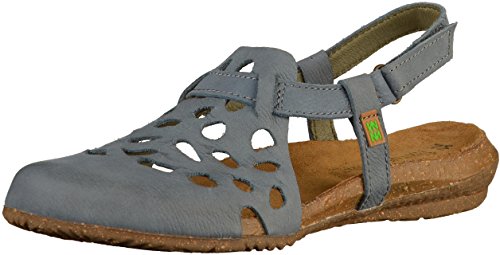 El Naturalista Wakatua Sandalias con Punta Cerrada, Mujer, Azul (Vaquero Vaquero), 38 EU