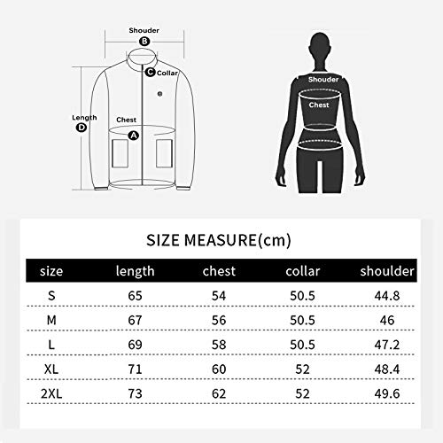 Eléctrica Chaqueta Calentado con 3 Niveles de Calefacción y 4 Zona de Calefacción, Chaqueta Abrigada con Interfaz USB, Hombres Mujeres Abrigos de Invierno para Senderismo Esquí Pesca Montar Moto (M)