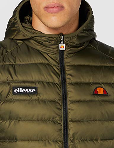 Ellesse Chaqueta Lombardy para hombre, Hombre, Chaqueta, SHS01115, caqui, XS