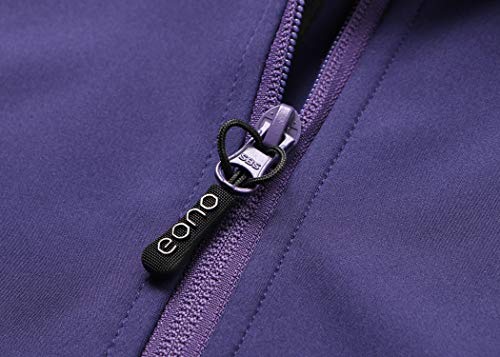 Eono Essentials - Chaqueta de senderismo de entretiempo para mujer, XS (aura astral)
