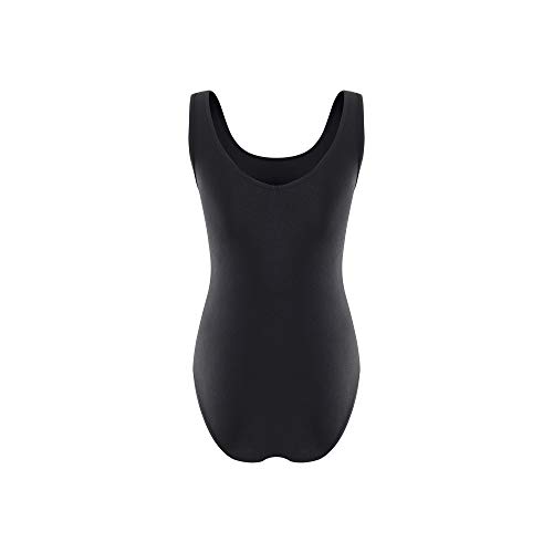 Eono Essentials - Malla de gimnasia, baile y ballet sin mangas para mujer, talla L