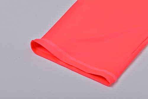 Eono Essentials - Mallas de yoga pirata elásticas para mujer con cintura media (rosa, M)