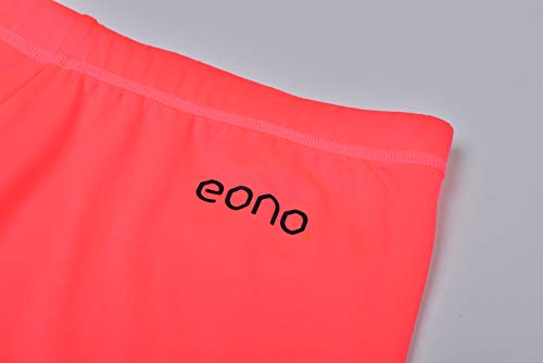 Eono Essentials - Mallas de yoga pirata elásticas para mujer con cintura media (rosa, M)
