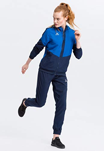 erima Squad Tracktop Chaqueta Deportiva, Mujer, Azulón/Azul Marino, 44