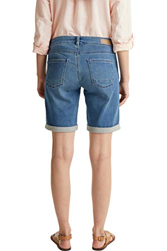 Esprit 040ee1c307 Pantalones Cortos de Jean, 902/Blue Medium Wash, 31 para Mujer