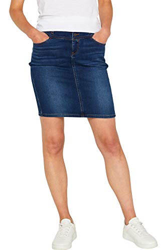 Esprit 089ee1d011 Falda, Azul (Blue Dark Wash 901), 38 (Talla del Fabricante: 36) para Mujer