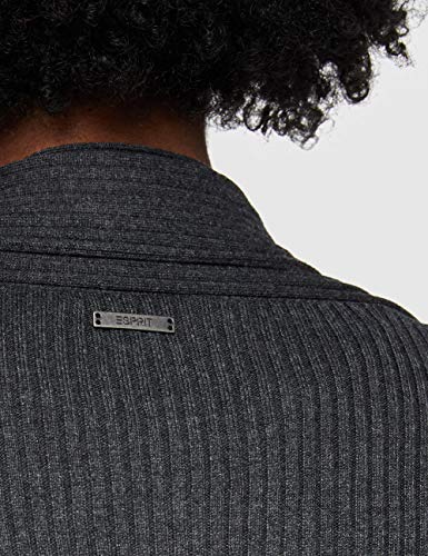 Esprit 998ee1i803 Chaqueta Punto, Gris (Dark Grey 5 024), XL para Mujer