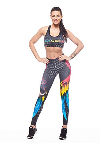 Excess Leggins Mujer Fitness Yoga Mallas Deportivo Pilates Running Gimnasio Maillot de Ciclismo Mochila Portatil de Regalos 3D Italiano push up de Fiesta Mujer Sexy Аlas Colorful XS