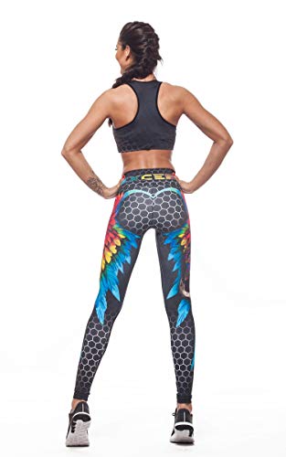 Excess Leggins Mujer Fitness Yoga Mallas Deportivo Pilates Running Gimnasio Maillot de Ciclismo Mochila Portatil de Regalos 3D Italiano push up de Fiesta Mujer Sexy Аlas Colorful XS