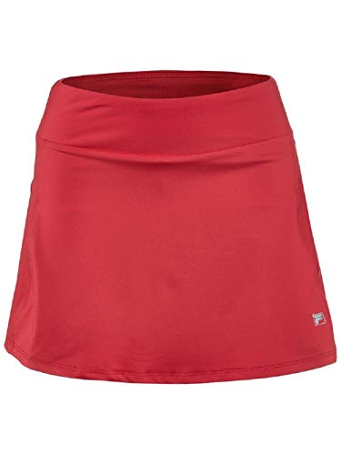 Fila Women's Core A-Line Tennis Skorts, Crimson, L