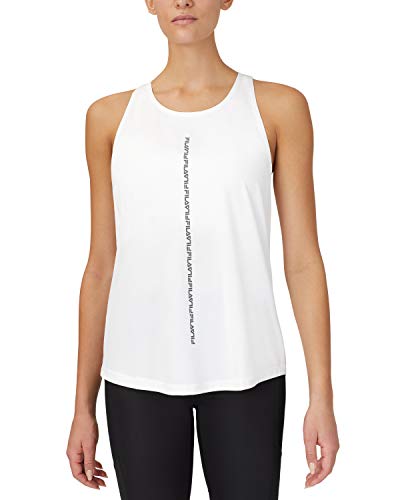 Fila Women's FEBE Loose Performance Tank, White, X-Small