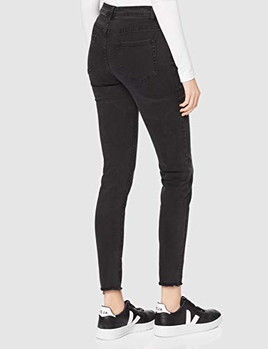 find. Vaqueros Ceñidos de Tiro Alto Mujer, Negro (Schwarz), 36W / 32L, Label: 36W / 32L