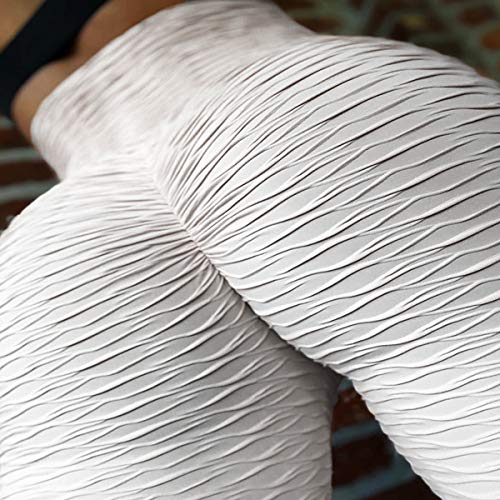 FITTOO Mallas Leggings Mujer Pantalones Deportivos oga Alta Cintura Elásticos Transpirables Gris XL
