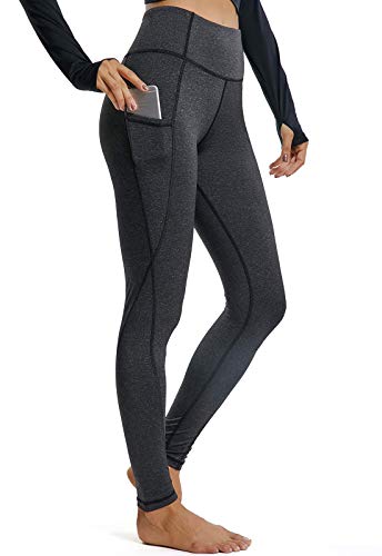 FITTOO Mallas Leggings Mujer Pantalones Deportivos Yoga Alta Cintura Elásticos Transpirables Negro L