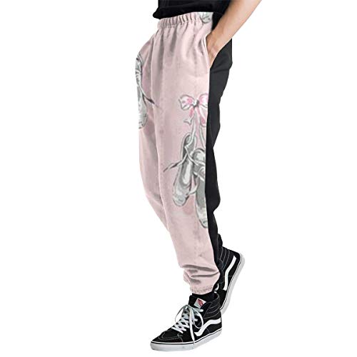 Florasun Zapatos de ballet para hombre grandes y altos, pantalones deportivos para entrenamiento