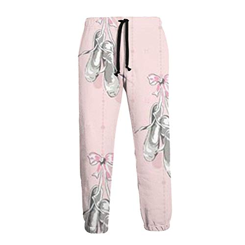 Florasun Zapatos de ballet para hombre grandes y altos, pantalones deportivos para entrenamiento