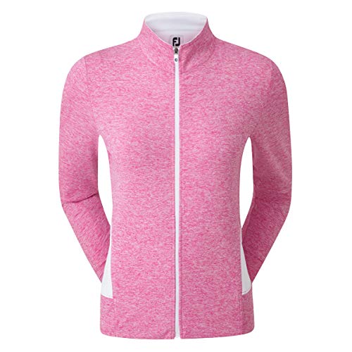 Footjoy Women's Full-Zip Knit Midlayer Chaquetas, Mujer, Rosa, S