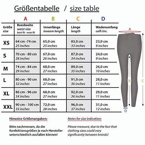 Formbelt® - Pantalón Largo de Running con Bolsillo integrada para Teléfonos Móviles, Leggings Deportivo para Mujeres Riñonera Llaves Gimnasio Mujer Jogging Correr Escalada o Yoga (Spirit One, M)