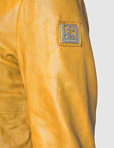 Freaky Nation Biker Princess Chaqueta, Amarillo (Sun 3124), XS para Mujer