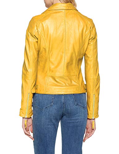 Freaky Nation Biker Princess Chaqueta, Amarillo (Sun 3124), XS para Mujer