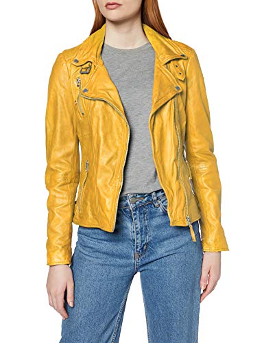 Freaky Nation Biker Princess Chaqueta, Amarillo (Sun 3124), XS para Mujer