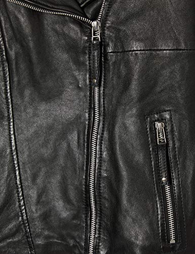 Freaky Nation Biker Princess Chaqueta, Negro (Shadow 9015), XS para Mujer